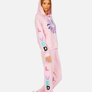 Lauren moshi 2 piece lounge set/ sweatshirt and sweatpants